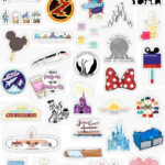 Disney World Stickers Throughout Disney Parks Stickers Printable