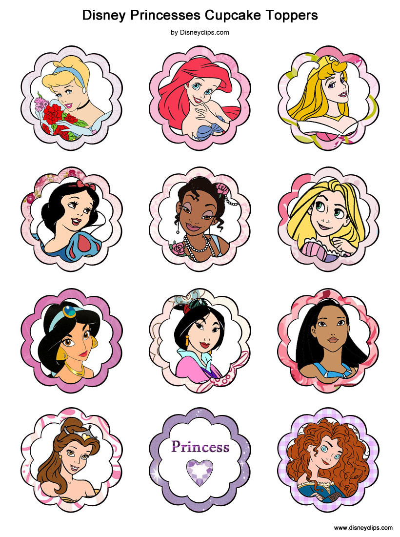 Free Disney Princess Printable Crafts: Stickers, Notes, Bookmarks throughout Printable Stickers Disney Funny