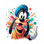 Goofy Cute Clipart, Goofy Png, Cute Cartoon Characters, Instant Download Pertaining To Free Printable Disney Stickers Gufi