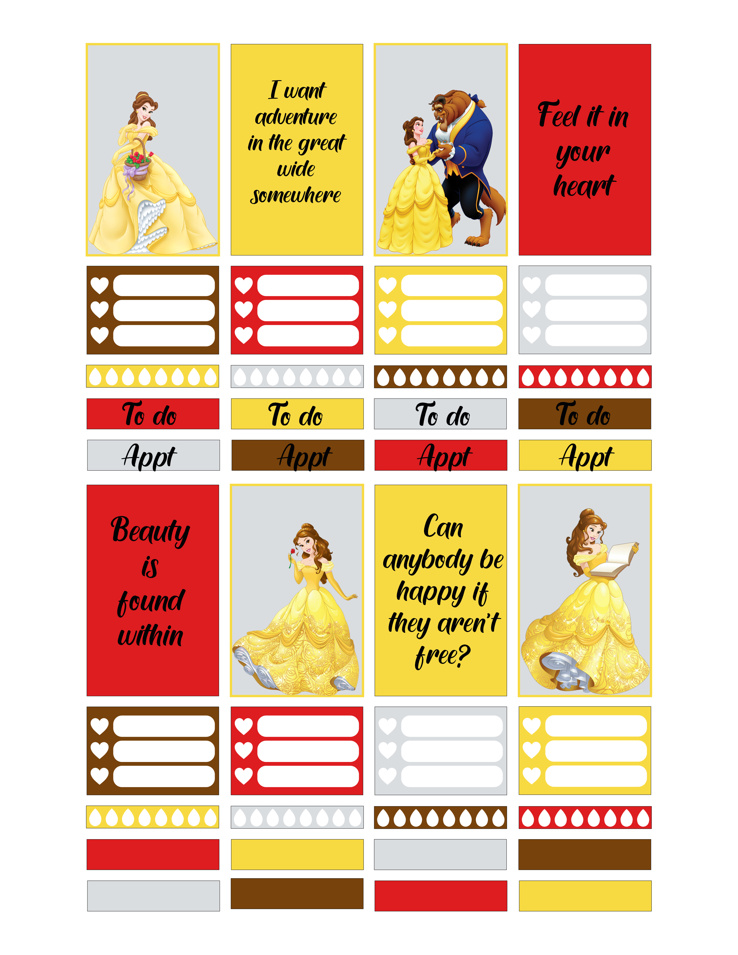 Monday Freebie – Brighten Up Your Day With Free Printable Stickers regarding Disney Planner Stickers Free Printable