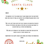 10 Best Free Letter From Santa Templates   World Of Printables Within Free Printable Letter From Father Christmas