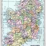 17 Free Printable Maps!   The Graphics Fairy Pertaining To Free Vintage Irish Printable