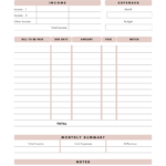 27 Free Printable Budget Templates To Use In 2024! With Blank Free Printable Low Income Budget Beginner Printable Budget Worksheet