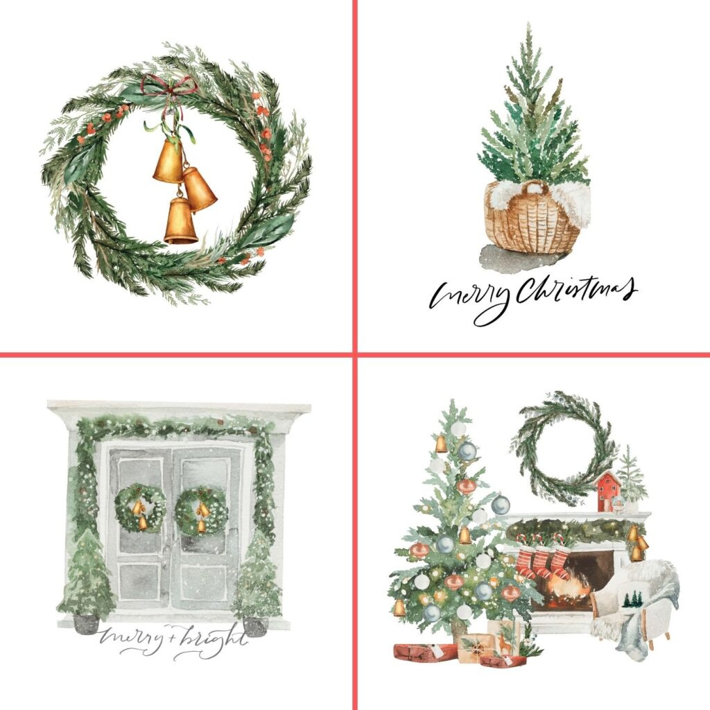 50 Festive Free Christmas Printables For Your Home with regard to Free Printable Christmas Images