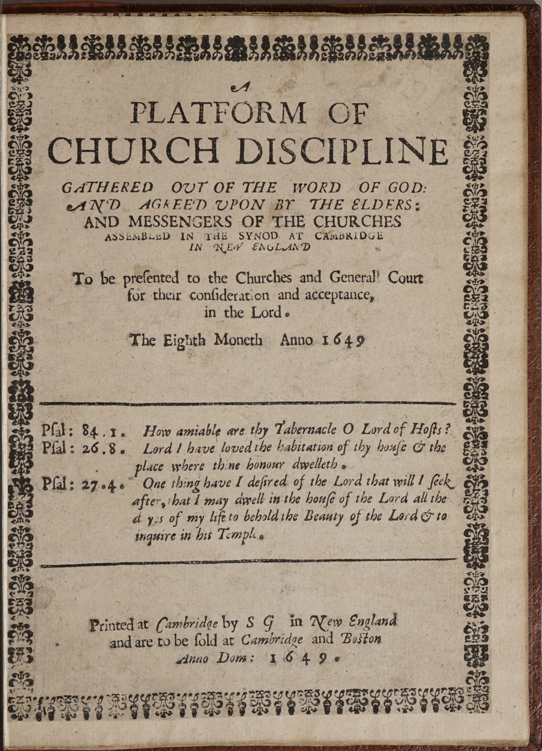 A Modest Proposal - Commonplace throughout Free Church Discipline Forms Printable