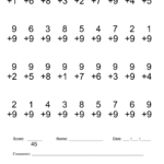 Alot Search Inside Free Printable Math Sheets