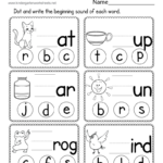 Beginning Sounds Worksheet   Free Printable, Digital, & Pdf Inside Free Printable Worksheets For Kindergarten