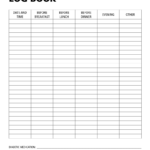 Diabetic Food Log Sheets   10 Free Pdf Printables | Printablee Pertaining To Patient Glucose Log Free Printable