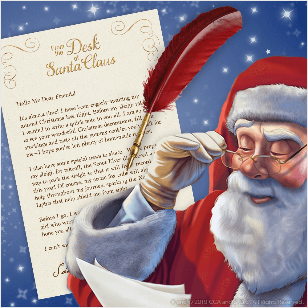 Download A Free, Printable Letter From Santa | The Elf On The Shelf with regard to Free Printable Letter From Father Christmas