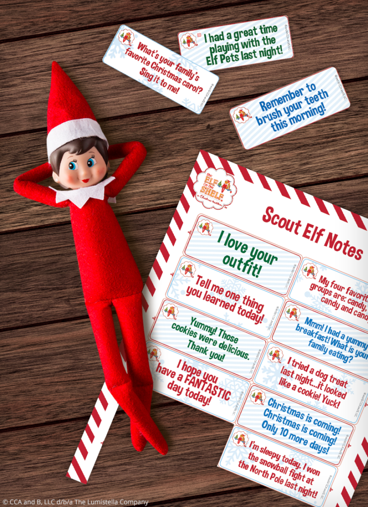 Free Elf on the Shelf Printables