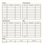 Free And Customizable Budget Templates Pertaining To Budget Worksheets Free Printable