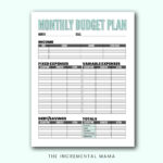 Free Blank Budget Worksheet Printables To Take Charge Of Your Finances With Budget Sheets Free Printable