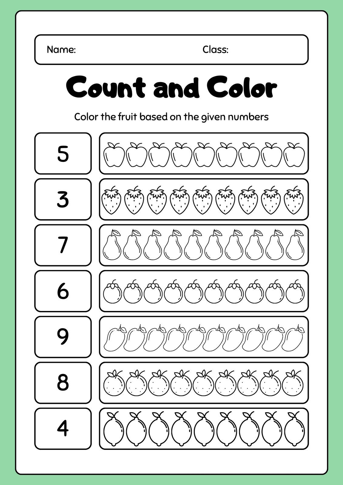 Free Custom Printable Preschool Worksheet Templates | Canva with regard to Free Preschool Learning Printables