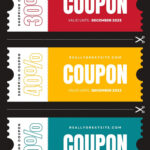 Free, Printable, Customizable Coupon Templates | Canva Intended For Free Printable Manufacturer Coupons