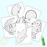 Free Printable Ocean Animals Dot It Marker Pages   The Artisan Life With Regard To Ocean Do A Dot Printables Free