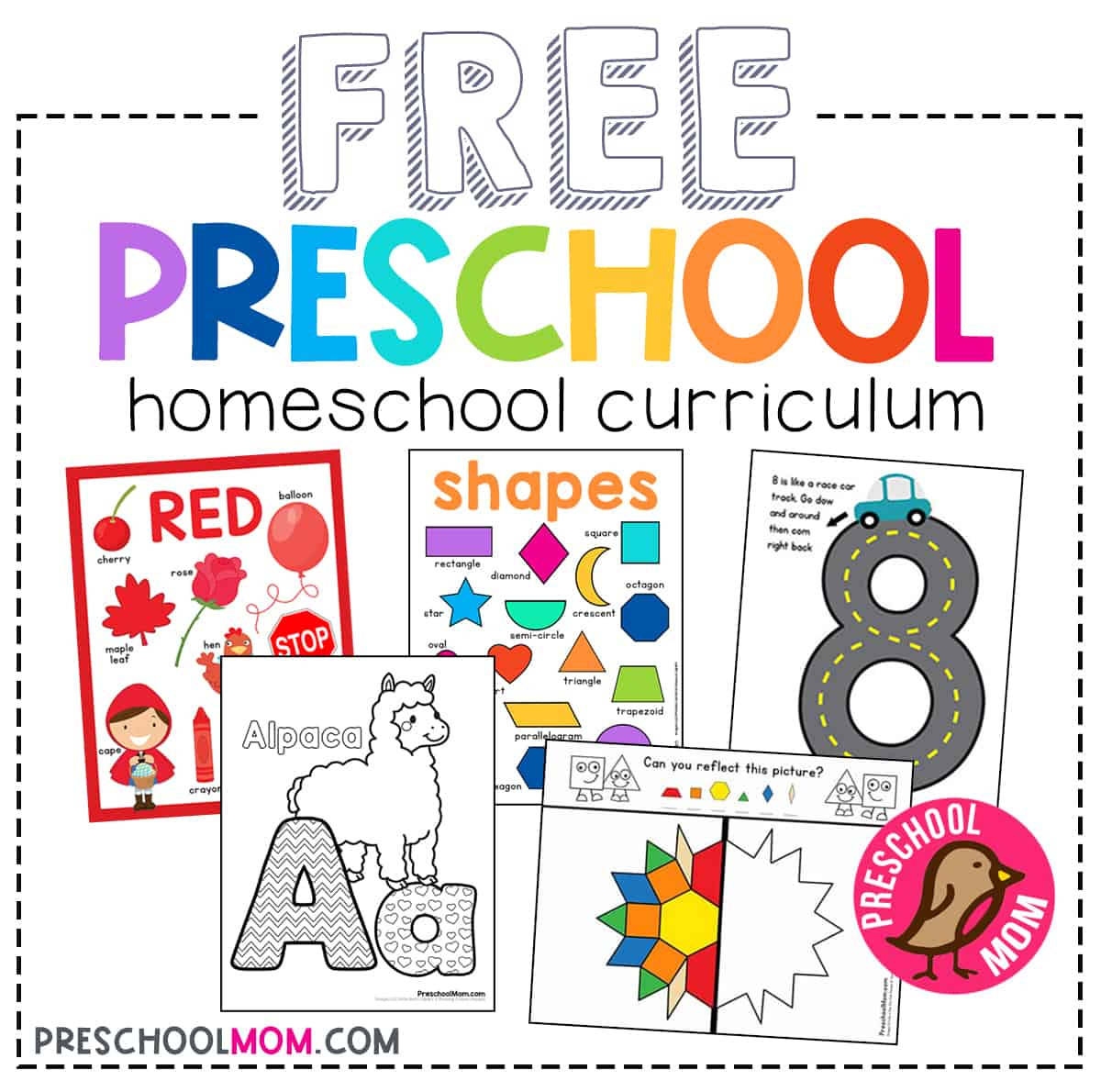 Free Printable Preschool Worksheets - Preschool Mom pertaining to Free Printable Preschool Worksheets