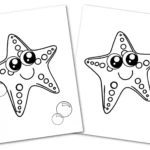 Free Printable Starfish Coloring Page   Simple Mom Project Pertaining To Free Printable Colouring Pages Of A Starfish