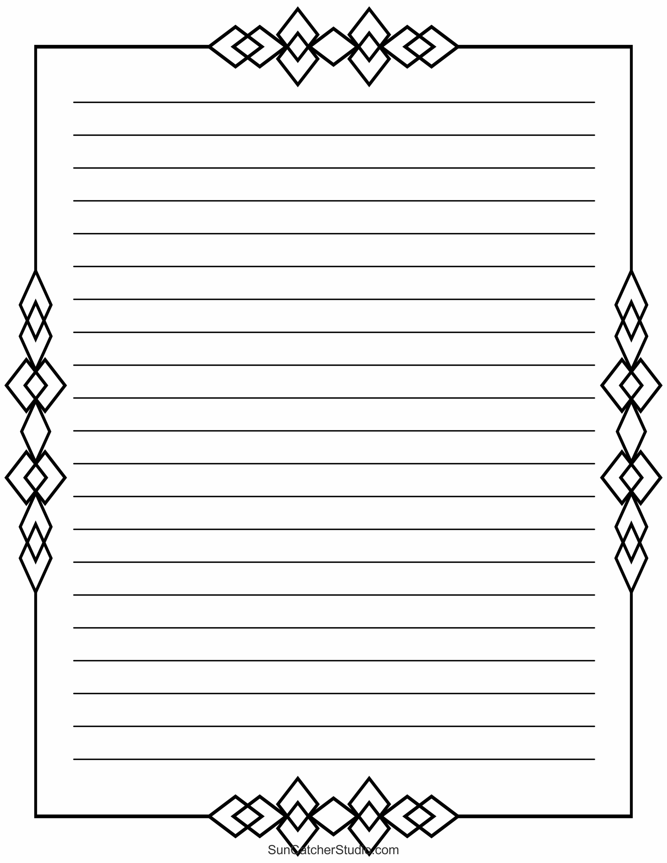 Free Printable Stationery And Lined Letter Writing Paper – Diy within Free Printable Lined Paper