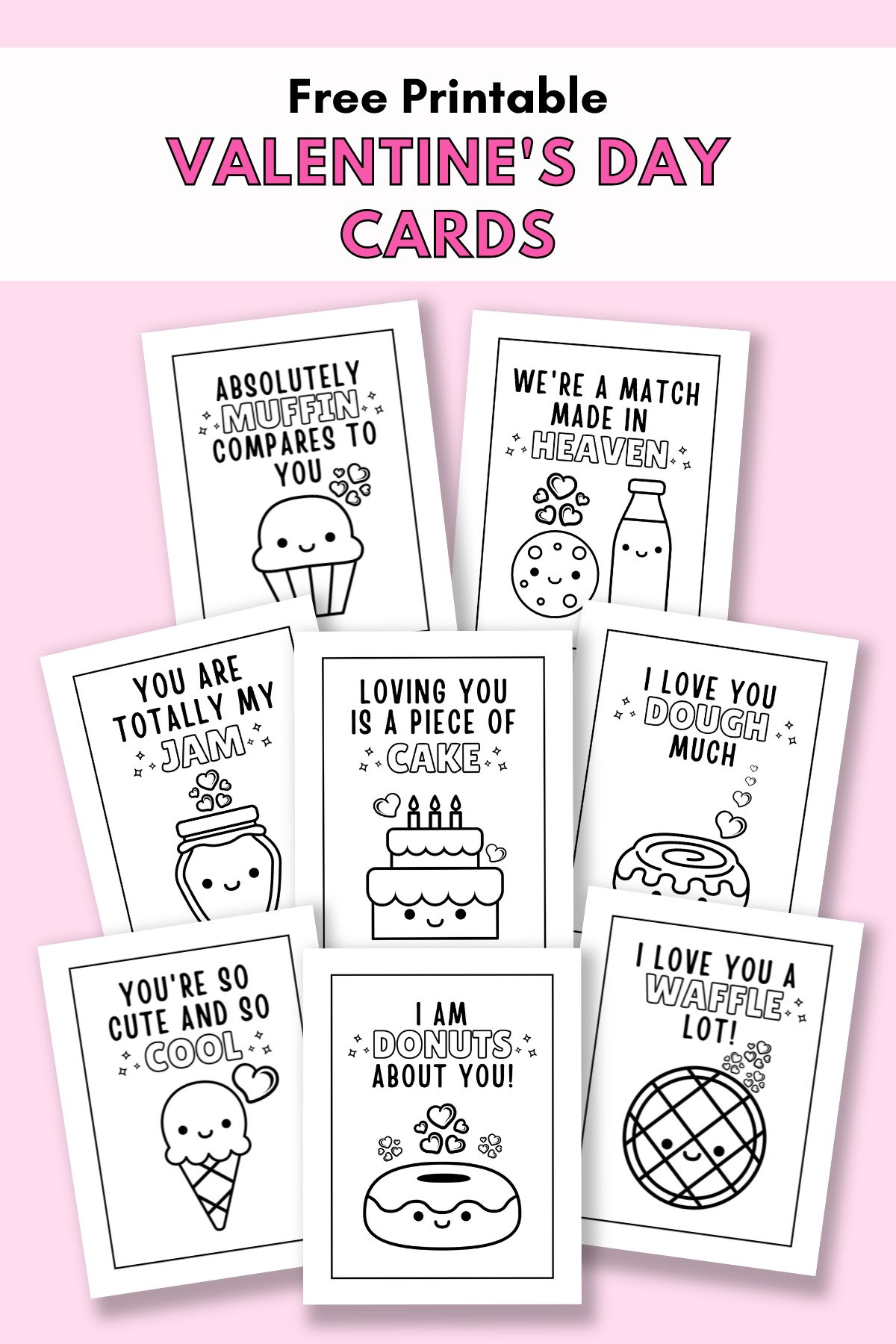 Free Printable Valentine&amp;#039;S Cards To Colour — Gathering Beauty for Free Printable Valentines Day Cards