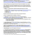 Free Rental / Lease Agreement Templates | Pdf | Word In Basic Rental Agreement Free Printable