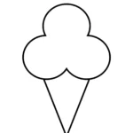 Ice Cream Cone Template | Planerium In Ice Cream Cone Template Printable Free