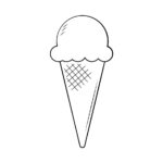 Ice Cream Templates And Coloring Pages For An Ice Cream Party Inside Simple Ice Cream Cone Template Printable Free