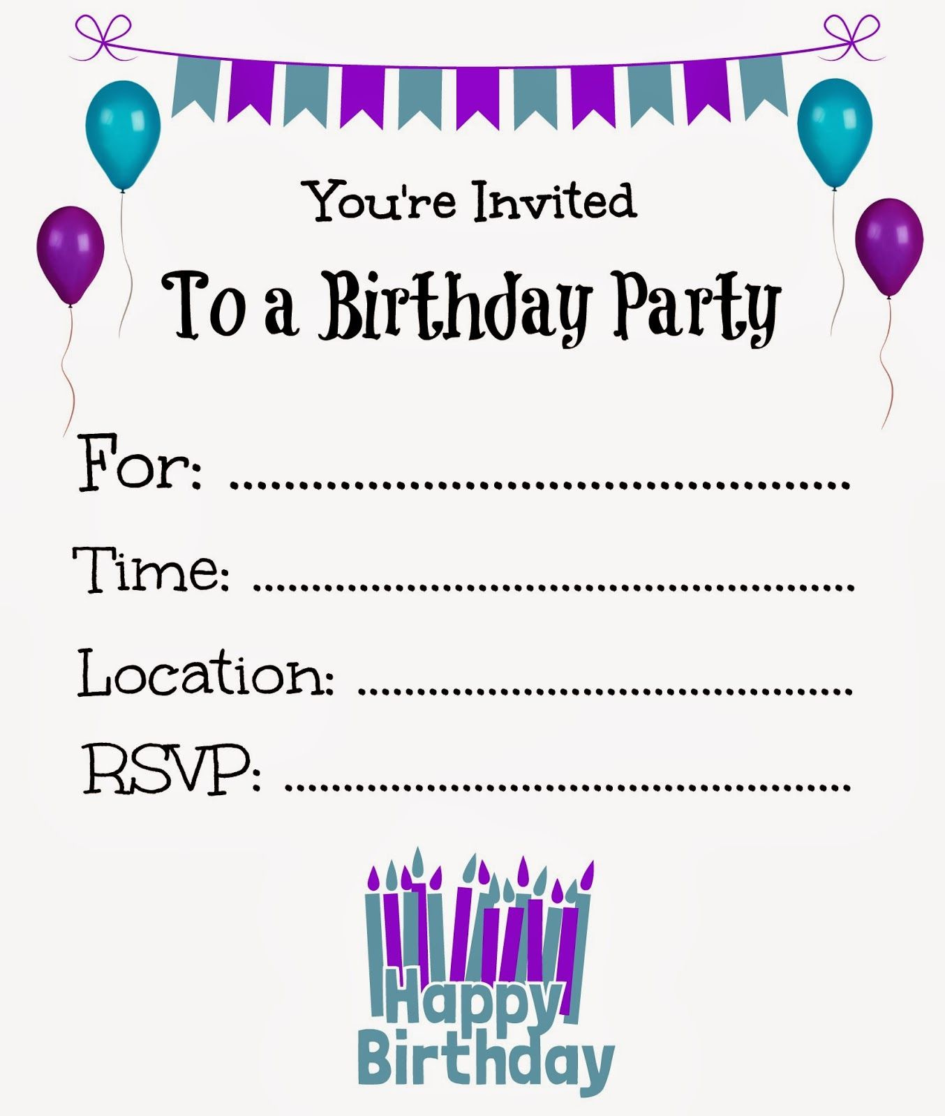 It&amp;#039;S A Princess Thing: Free Printable Birthday Invitations For Kids throughout Birthday Invitations Free Printable