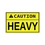 Labels Stickers Caution Label Shipping Heavy Moving Warning Packing Sign  Handling Pallet Box Sticker Fragile Do Not Touch Handle Pertaining To Free Printable Heavy Package Sticker