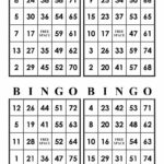 Number Bingo Cards   10 Free Pdf Printables | Printablee In Bingo Cards Printable Free