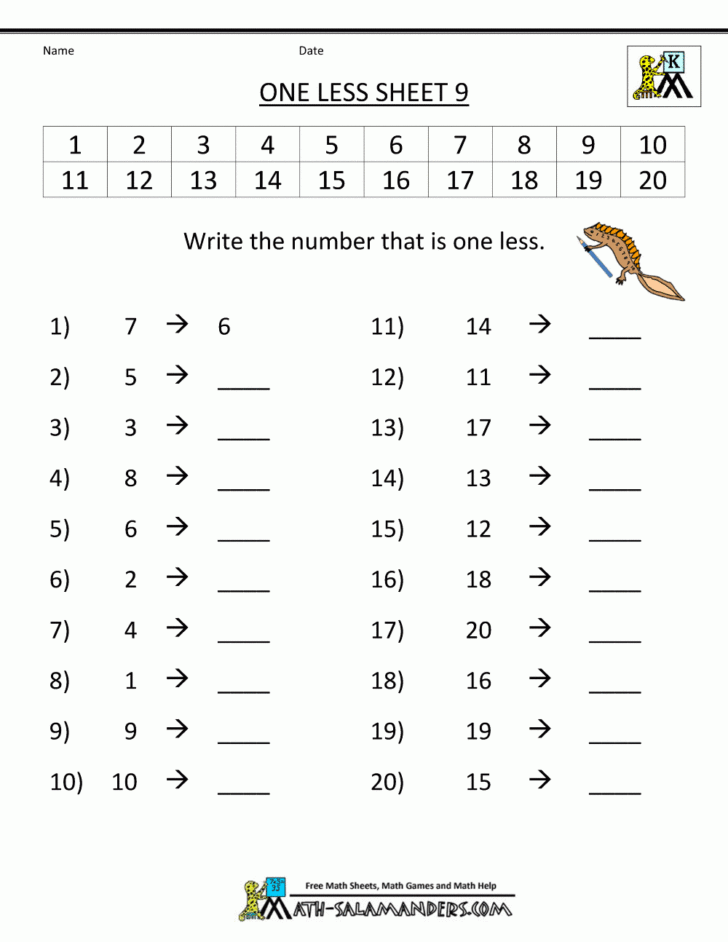 Free Printable 10 Years Old Maths Worksheet