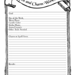 Pin Page Pertaining To A Year And A Day Witchcraft Free Printables