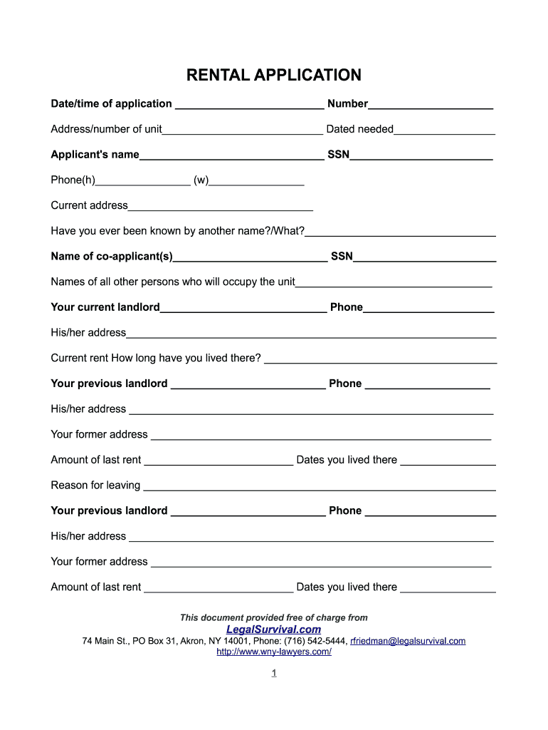 Printable Basic Rental Agreement Pdf - Fill Online, Printable inside Free Printable Basic Rental Agreement