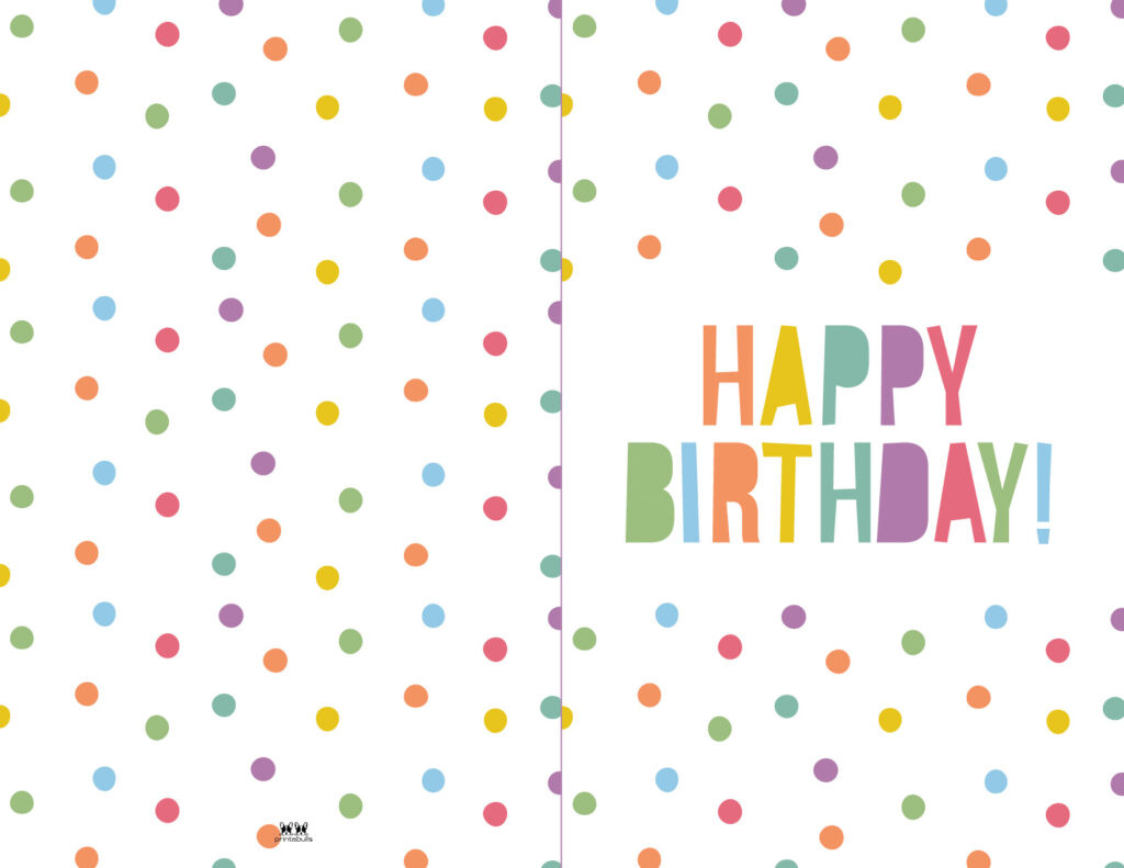 Printable Birthday Cards - 110 Free Birthday Cards | Printabulls inside Free Printable Birthday Card