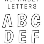 Printable Free Alphabet Templates Intended For Free Printable Alphabet Letters