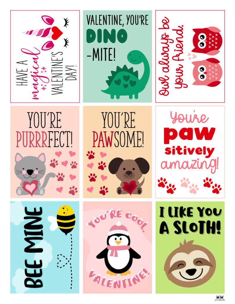 Printable Valentine&amp;#039;S Day Cards - 250+ Free Printables | Printabulls intended for Free Printable Valentines Day Cards