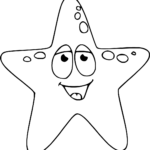 Starfish Coloring Pages (50 Free Printables)   Coloringall Intended For Free Printable Colouring Pages Of A Starfish