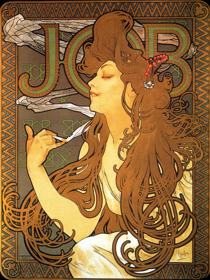 Old Mucha Prints Printable Free