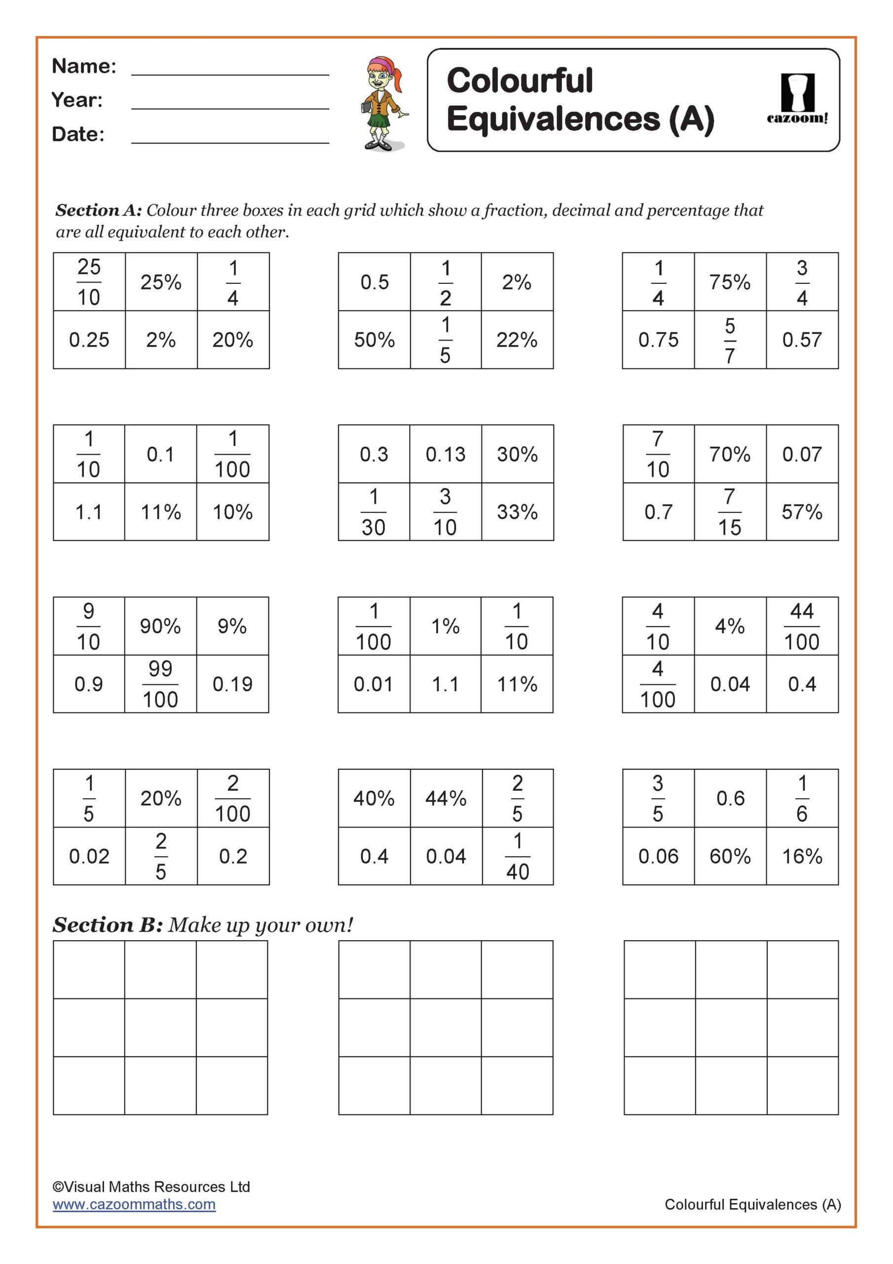 Year 5 Maths Worksheets - Printable Maths Worksheets Year 5 in Free Printable 10 Years Old Maths Worksheet